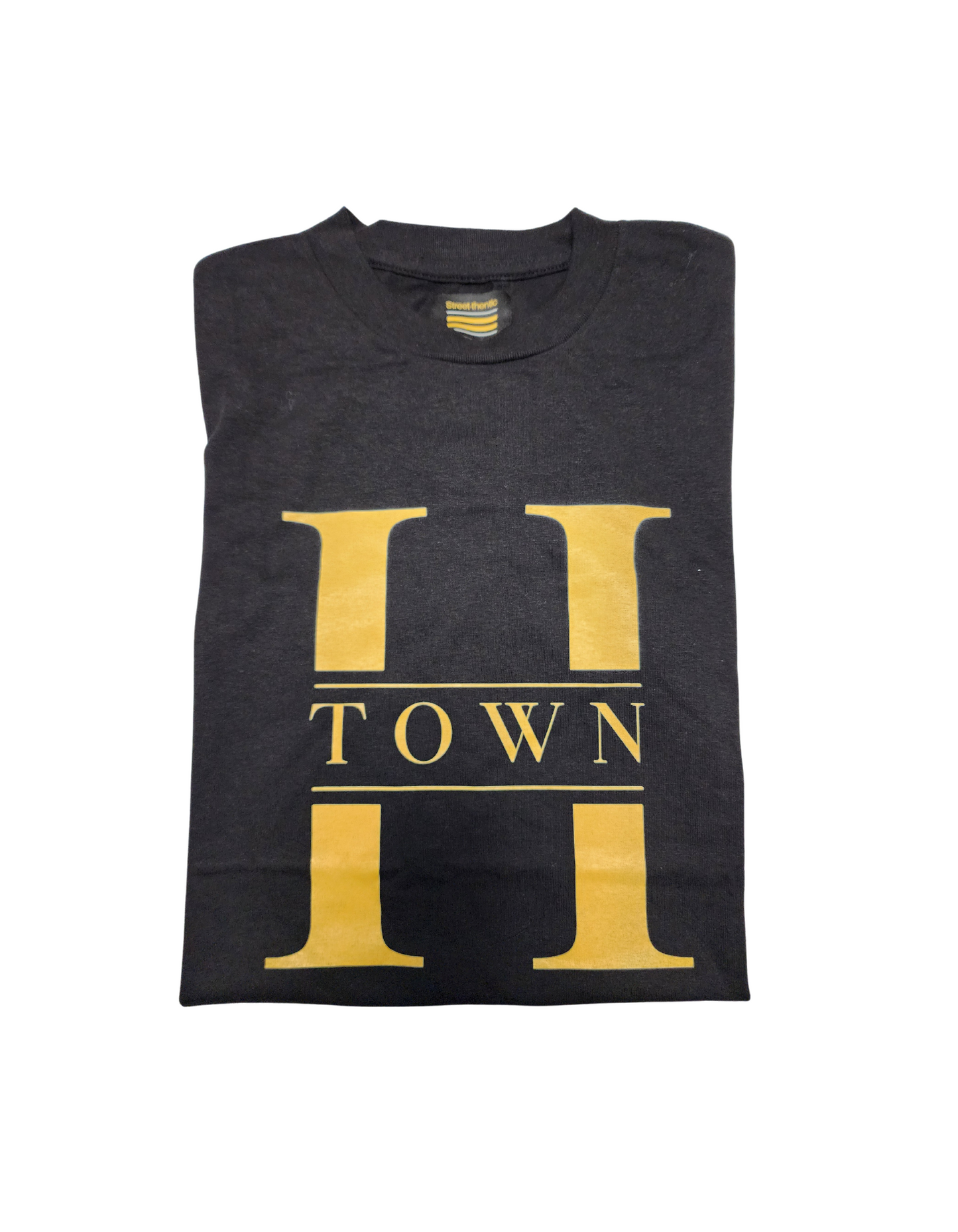 Black streetwear t-shirt. H-Town